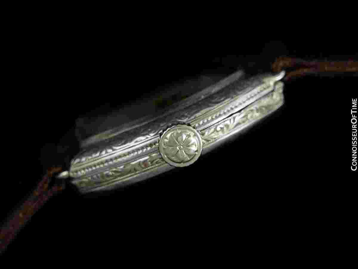 1920's VACHERON & CONSTANTIN Vintage Ladies Art Deco 18K White Gold