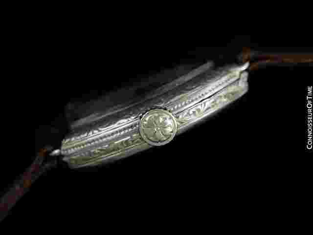 1920's VACHERON & CONSTANTIN Vintage Ladies Art Deco 18K White Gold