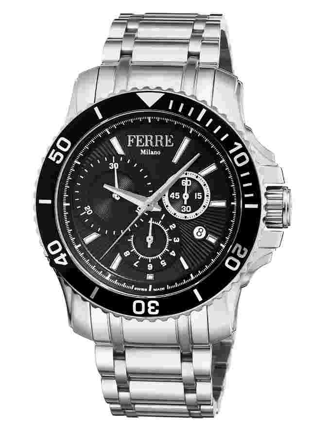 Ferre Milano IP Black Two tone SS/IPBK Stainless Steel FM1G070M0071 Watch