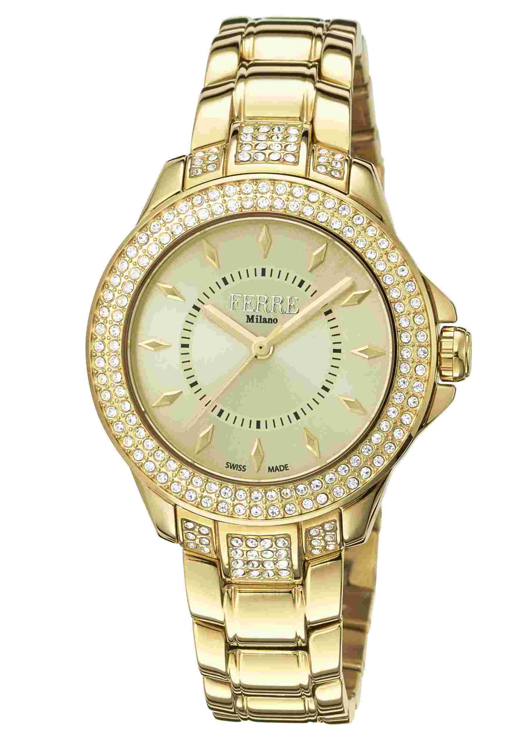 Ferre Milano Gold Gold Stainless Steel FM1L067M0061 Watch