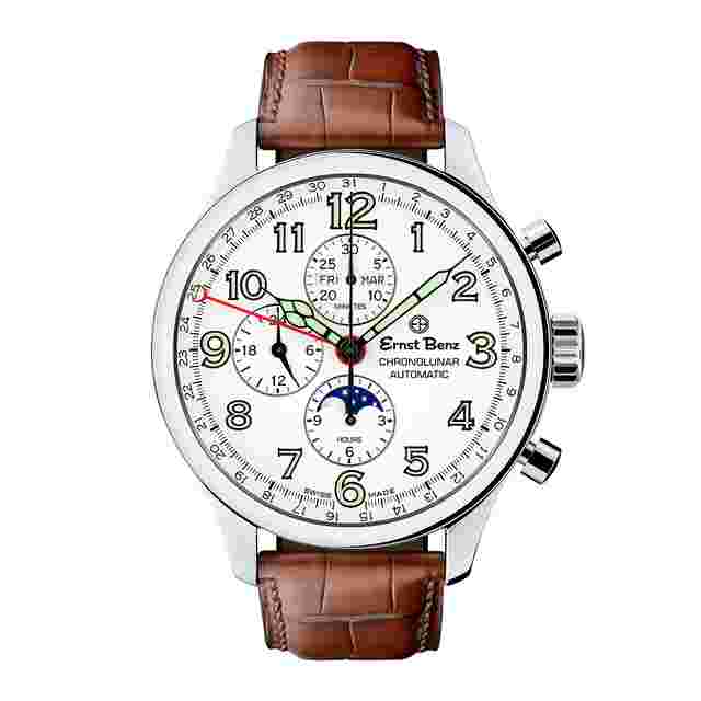 Ernst Benz ChronoLunar GC10312 A Mens  47mm Watch