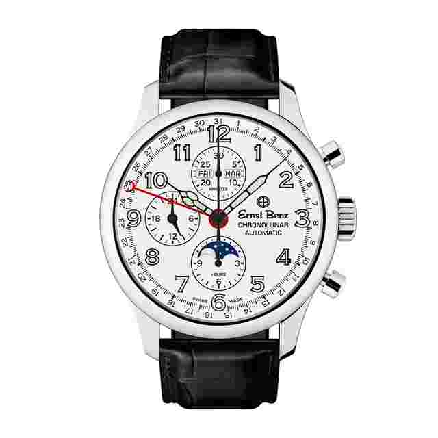 Ernst Benz ChronoLunar GC40312 A Mens  44mm Watch