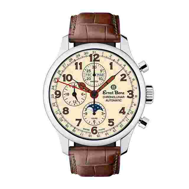Ernst Benz ChronoLunar GC40318 A 44mm Mens Watch