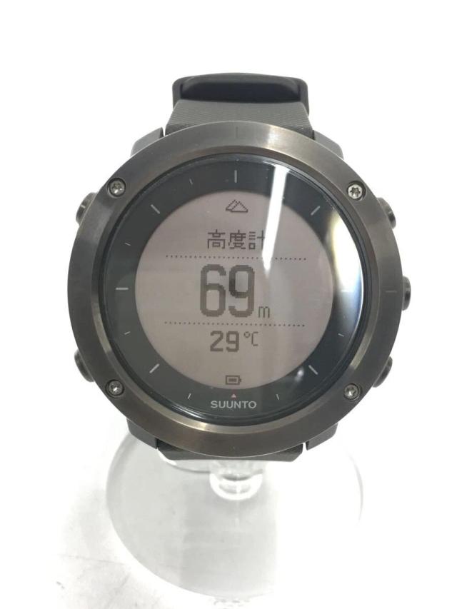 SUUNTO Traverse Graphite Digital Watch Excellent JAPAN