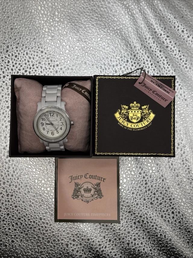 Juicy Couture White Dial  Women’s Watch W/Quartz & White Band