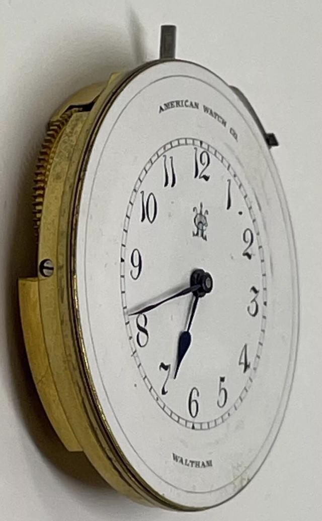 WALTHAM POCKET WATCH MOVEMENT / RIVERSIDE 8s 7 Jewels Circa 1878 Runs