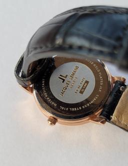 Womens Jacques Lemans Rose Gold Plated Stainless Steel Watch