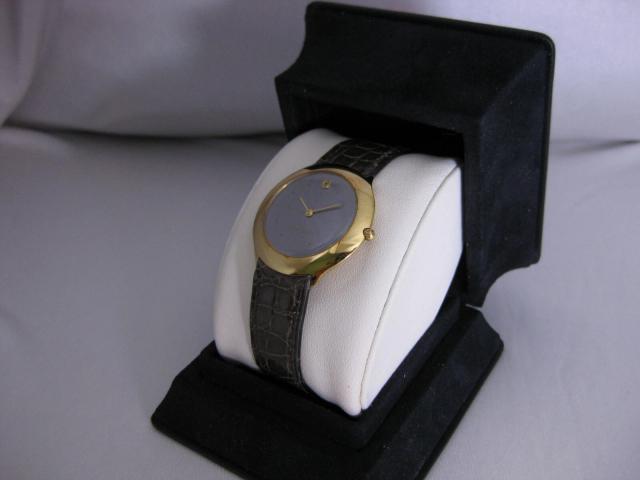 Vintage Charles Jourdan Paris wrist watch for women (Grey-Round Dial)
