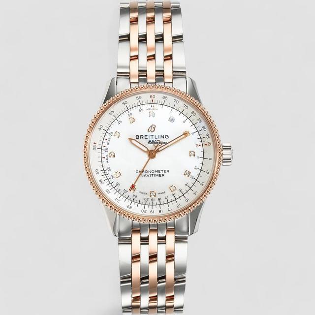 Breitling Navitimer
                           
                                 ROSE GOLD AND STAINLESS STEEL AUTOMATIC