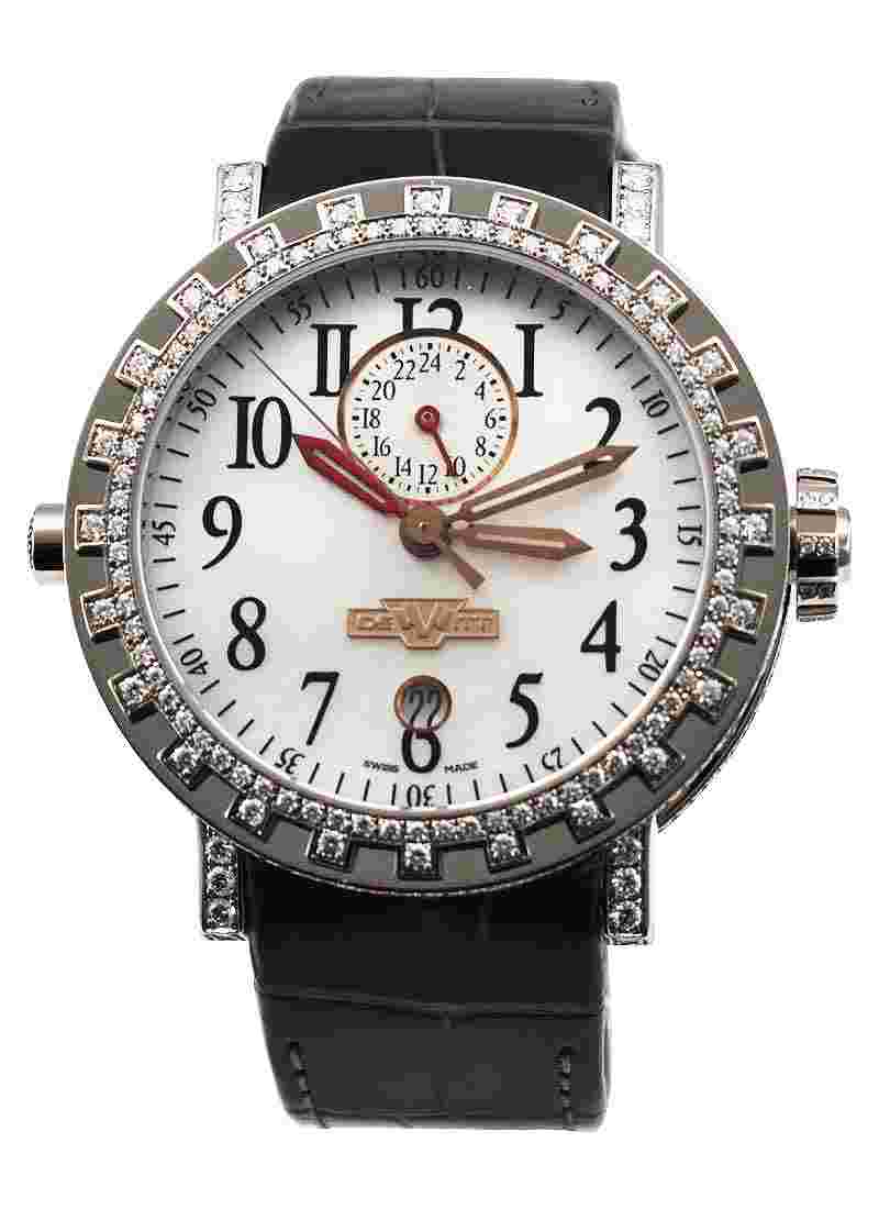 Double Fuseau GMT II with Diamond Bezel