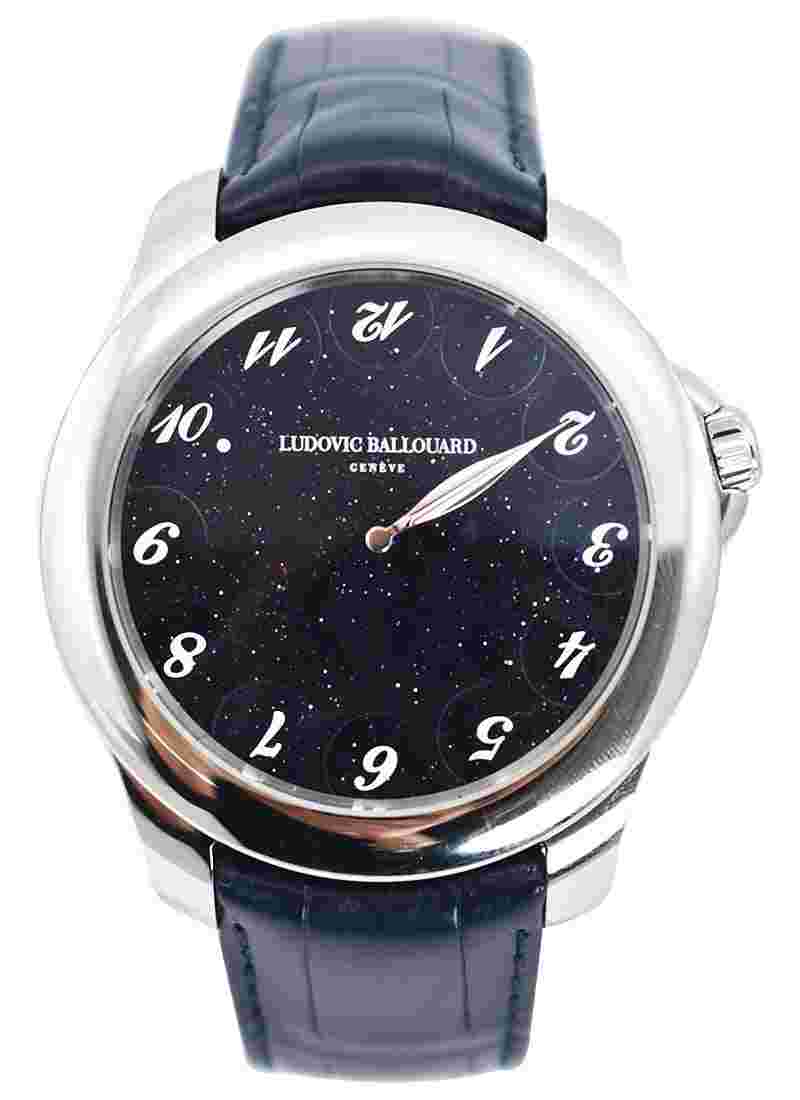 Upside Down with Aventurine Blue Night Dial Silver Colored Movement