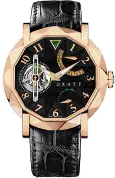 MasterGraff Mastergraff Tourbillon RG Black Dial 45 mm
