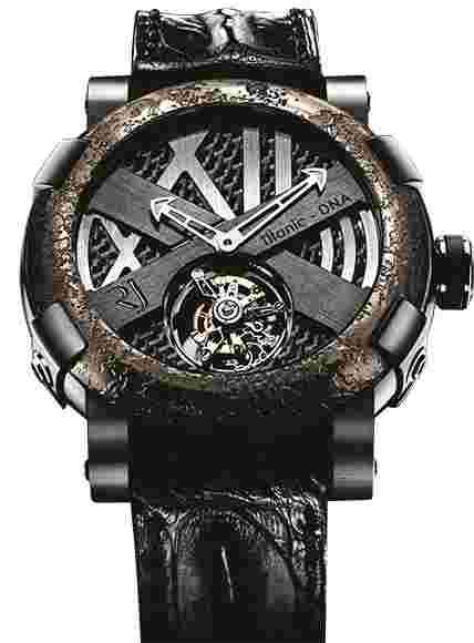 Titanic-DNA  Tourbilion Rusted steel T-oxy III Tourbillon black Extreme