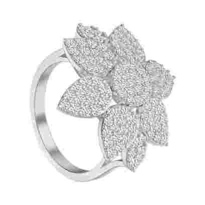 Queen of Vines Diamond Ring -1.48 CTS- HRD-F-G/SI 951R,Total Wt – 6.34gm