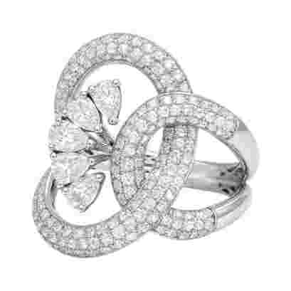 ROUND-PEAR RING-HRD-F-G/VVS-VS 1.76 CTS- A31R,Total Wt -6.52gm