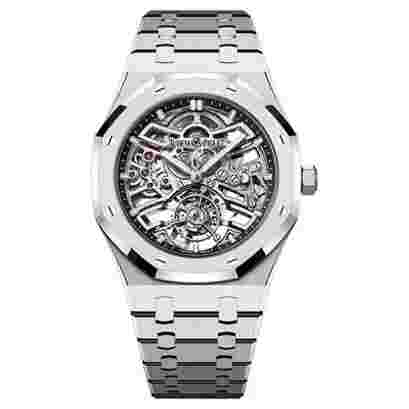 Audemars Piguet Royal Oak 26735St.Oo.1320St.01 Selfwinding Flying Tourbillon Openworked “50Th Anniversary” 41Mm Stainless Steel Men’S Watch