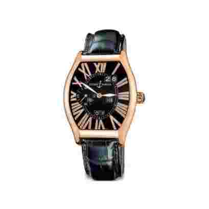Ulysse Nardin Ludovico 18K Rose Gold 38Mm Black Dial Watch