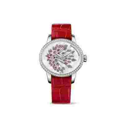 Girard Perregaux Cat’S Eye 18Kt White Gold 35Mm X 30Mm Ladies Watch