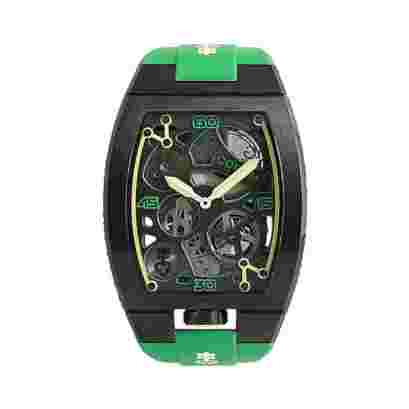 Corum Lab 01 Collection 07.0010. Z.410/04321 Titanium Black DLC Treatment 40mm Green Dial Men’s Watch