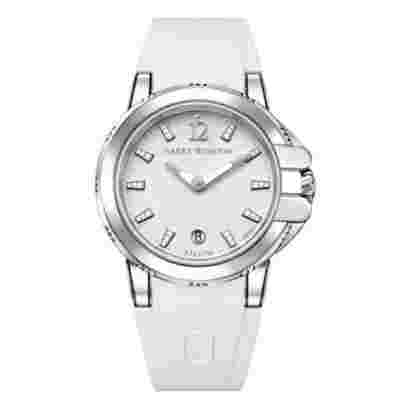Harry Winston Ocean Diamond White Dial Ladies Watch Ref. Ocsqhd36Zz001