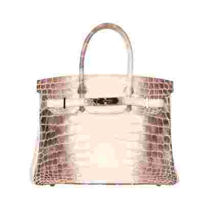 Hermes Birkin 30 Himalaya White Croco Matt Palladium HW Hardware