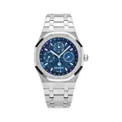 Audemars Piguet Royal Oak John Mayer 26574BC.OO.1220BC.02 Perpetual Calendar Blue Crystal Sky Dial 41mm Men’s Watch