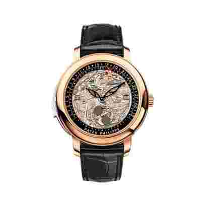 Patek Philippe Grand Complications 5304R-001 Perpetual Calendar Rose Gold 43mm Skeleton Dial Men’s Watch