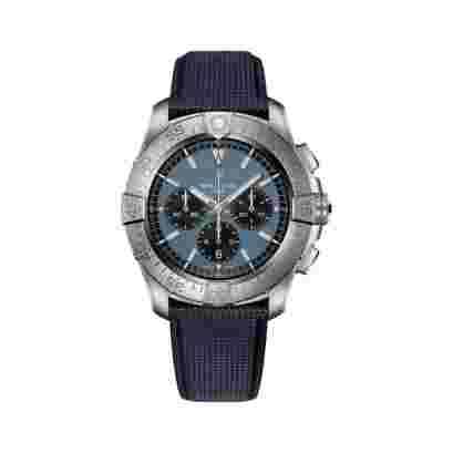 Breitling Super Avenger B01 EB0148101C1X1 Titanium Chronograph 46mm Blue Dial Men’s Watch