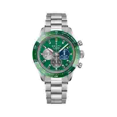 Zenith Chronomaster Sport 03.3119.3600/56.M3100 Stainless Steel 41mm Green Dial Men’s Watch