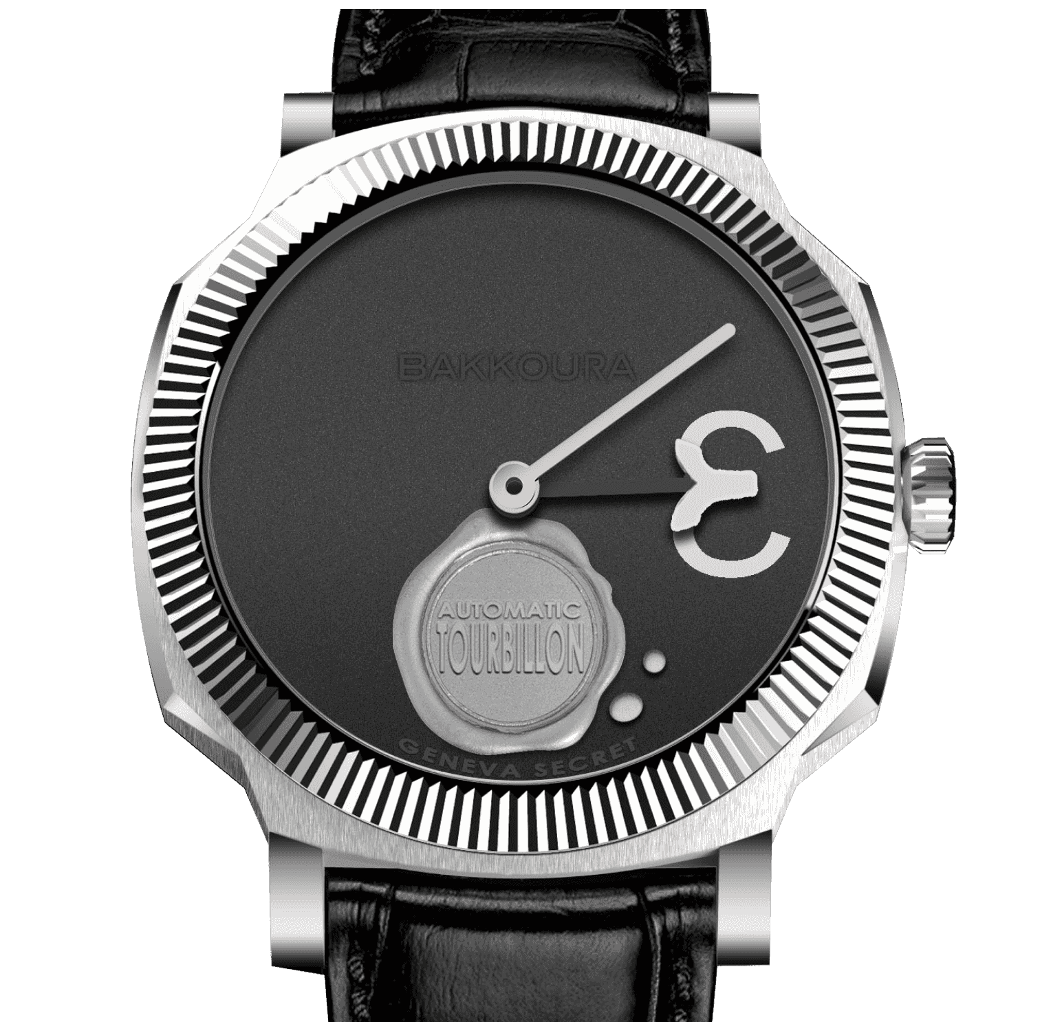 Geneva Secret Secret Tourbillon Light Black