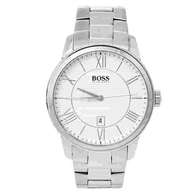 Boss By Hugo Boss Silver Stainless Steel HB.217.1.14.2614 Men's Wristwatch 43 mm