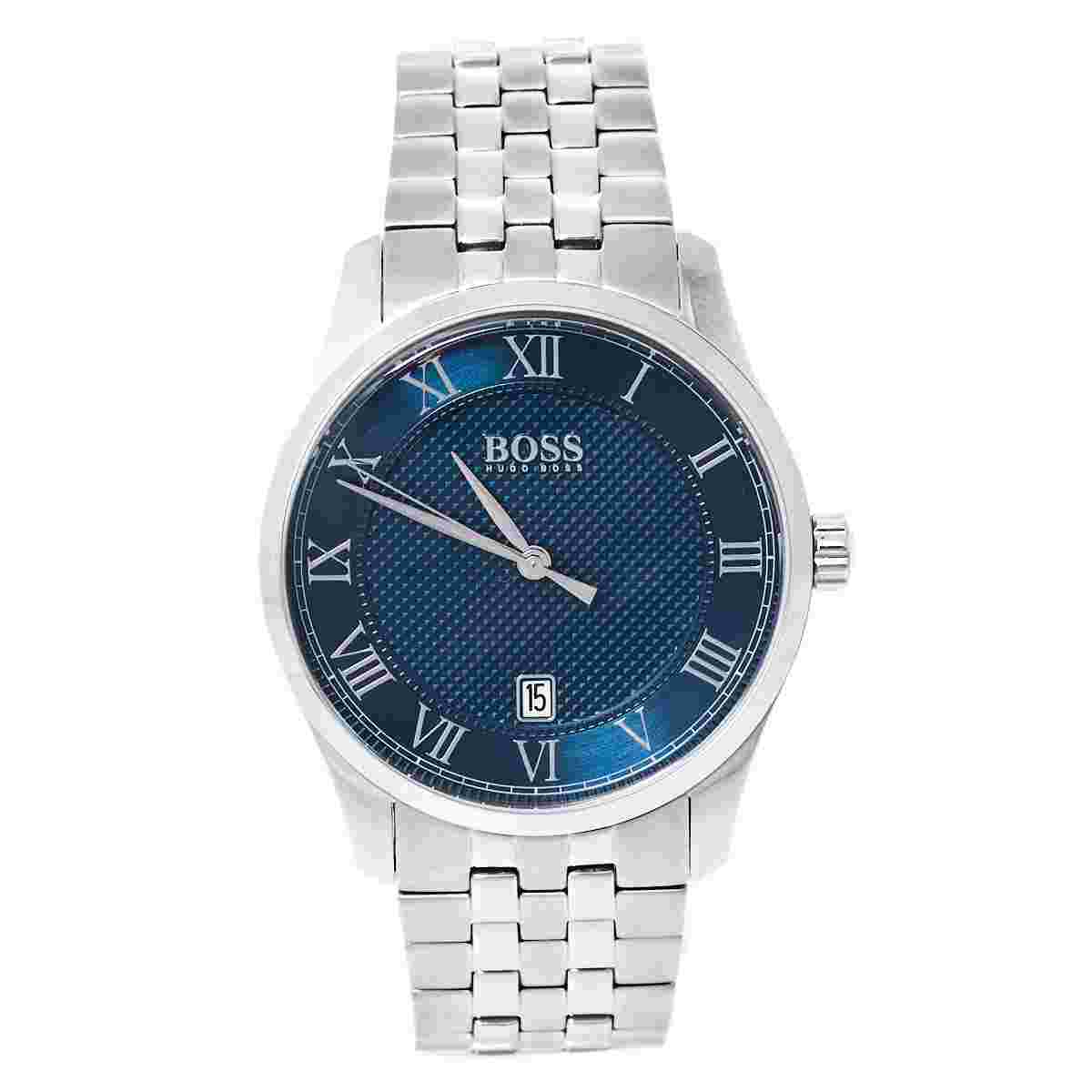 Hugo Boss Blue Stainless Steel Boss 1513602 Men's Wristwatch 41 mm