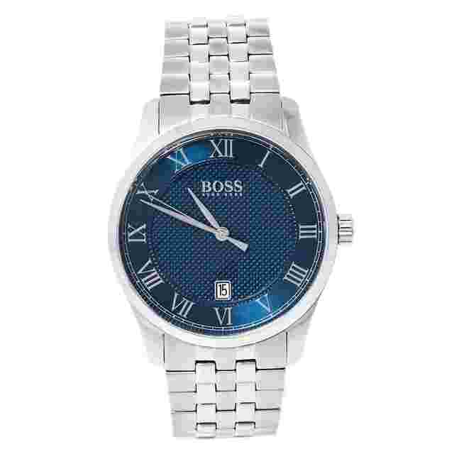 Hugo Boss Blue Stainless Steel Boss 1513602 Men's Wristwatch 41 mm