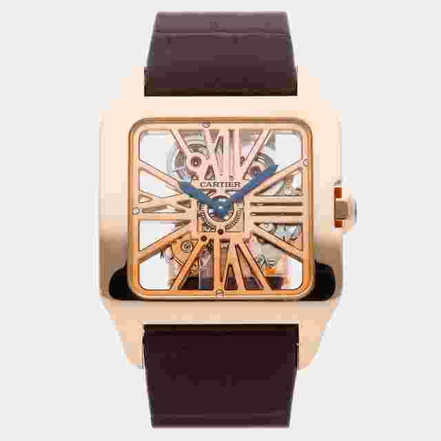 Pre-Owned Cartier Santos Dumont W2020057 38.7mm x 47.4mm