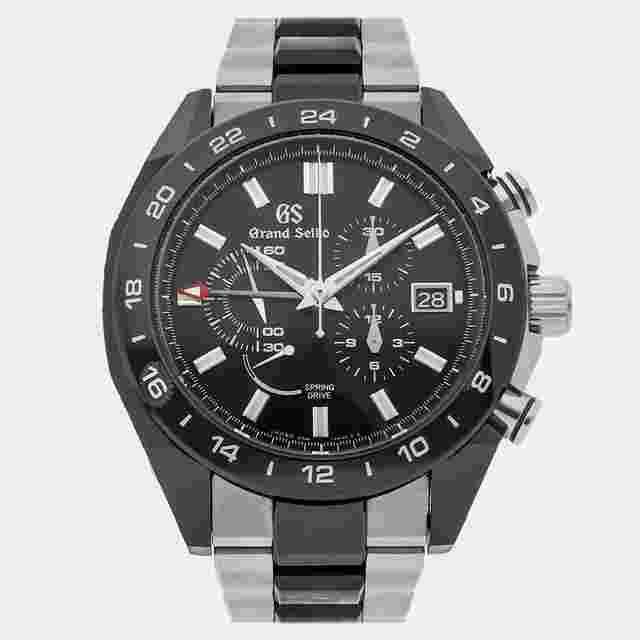 Pre-Owned Grand Seiko Sport Collection Spring Drive Chronograph GMT SBGC223 Automatic 46 mm