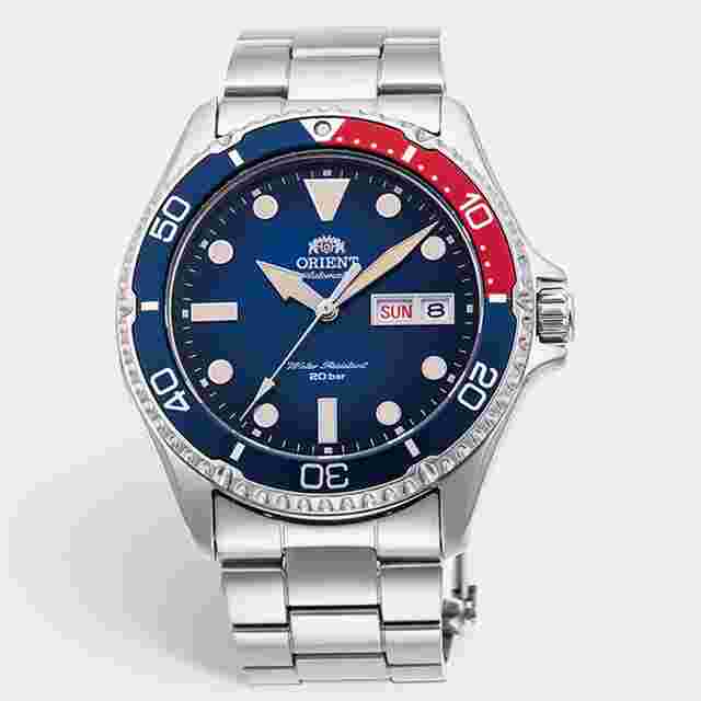 Orient Diver RA-AA0812L19B Blue Dial Stainless Steel Men's Wristwatch 41.50cm
