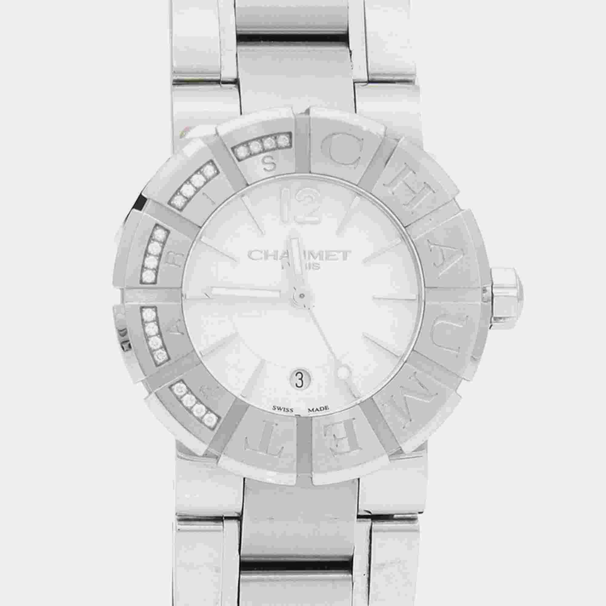 Chaumet Class One Quartz Stainless Steel Women's Wristwatch 33 mm