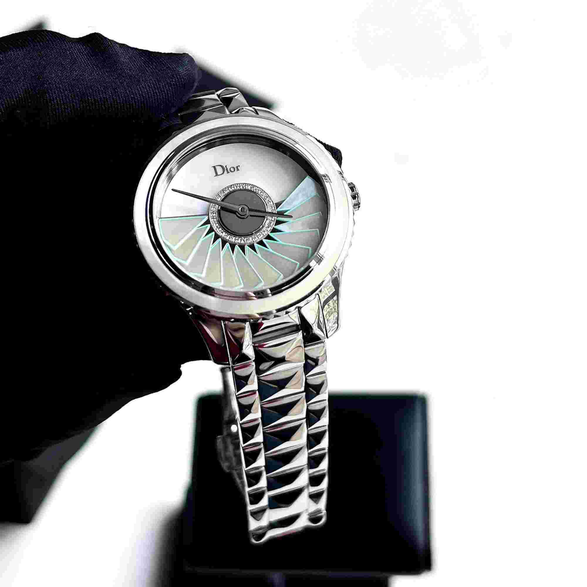 Dior MOP Stainless Steel Grand Bal CD153B11M001 Automatic Women's Wristwatch 36 mm