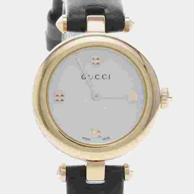 Gucci Diamantissima 141.5 Quartz Gold-Plated Women's Wristwatch 27 mm