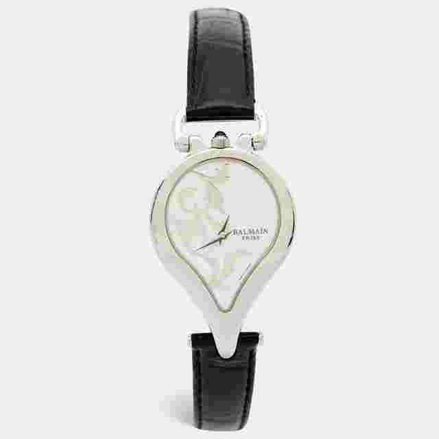 Pierre Balmain 3431 White Mother Of Pearl Dial Stainless Steel Women's Wristwatch 31 mm