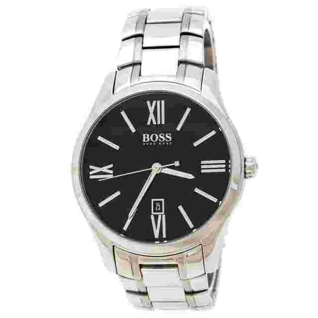 Boss By Hugo Boss Black Stainless Steel HB.225.1.14.2679 Men's Wristwatch 43 mm