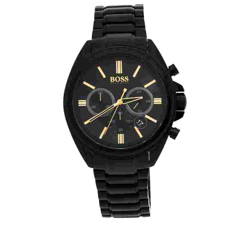 Boss by Hugo Boss Black Stainless Steel Chronograph Men's Wristwatch 47 mm