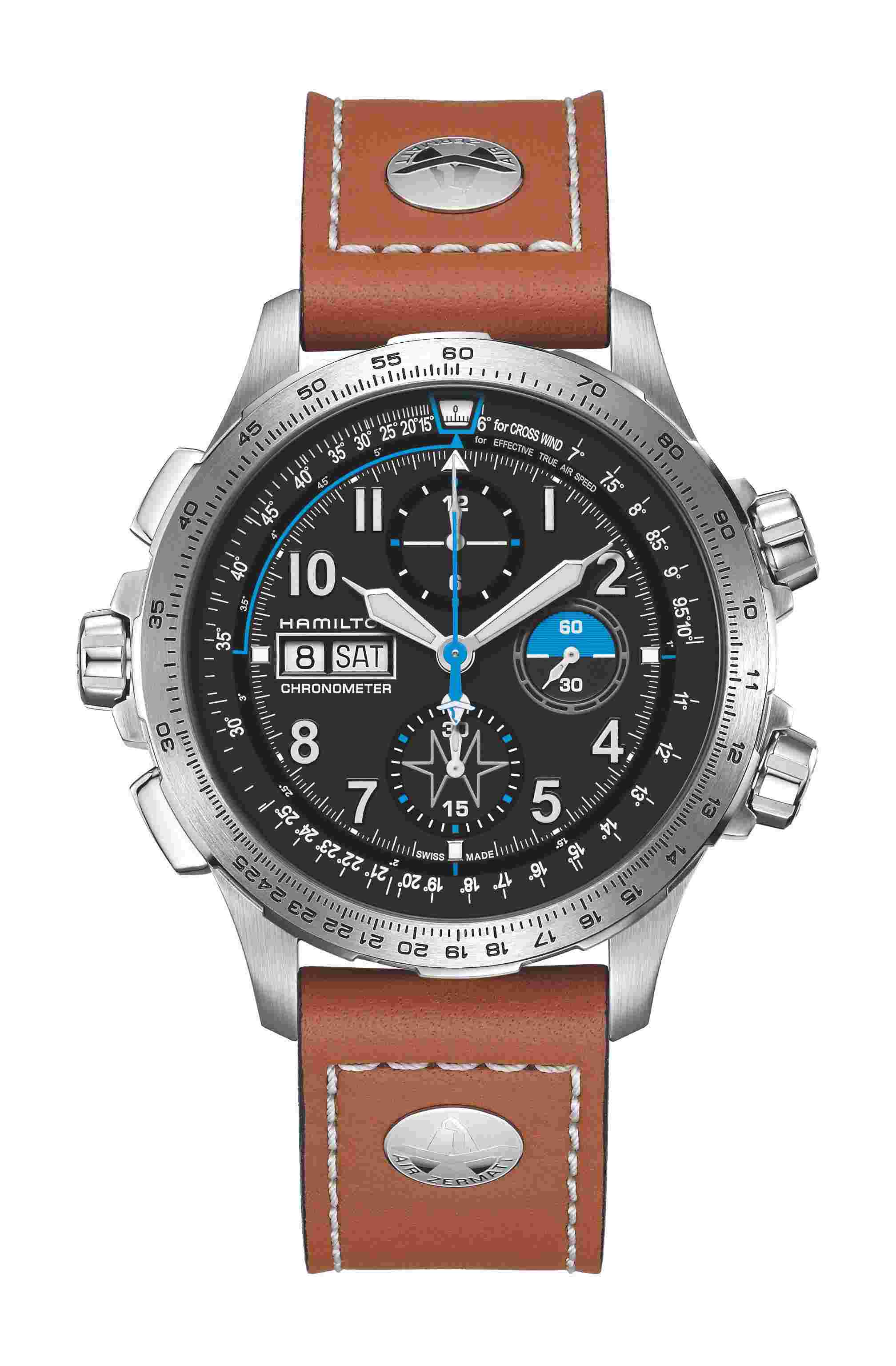 Hamilton
Khaki Aviation Khaki X Wind Air Zermatt Auto Chrono