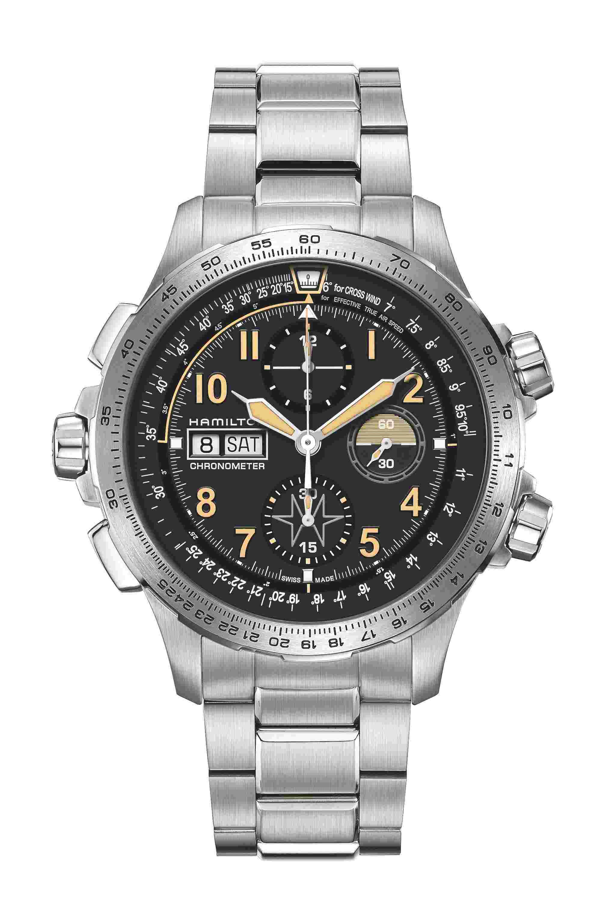 Hamilton
Khaki Aviation Khaki X Wind Day Date Auto Chrono
