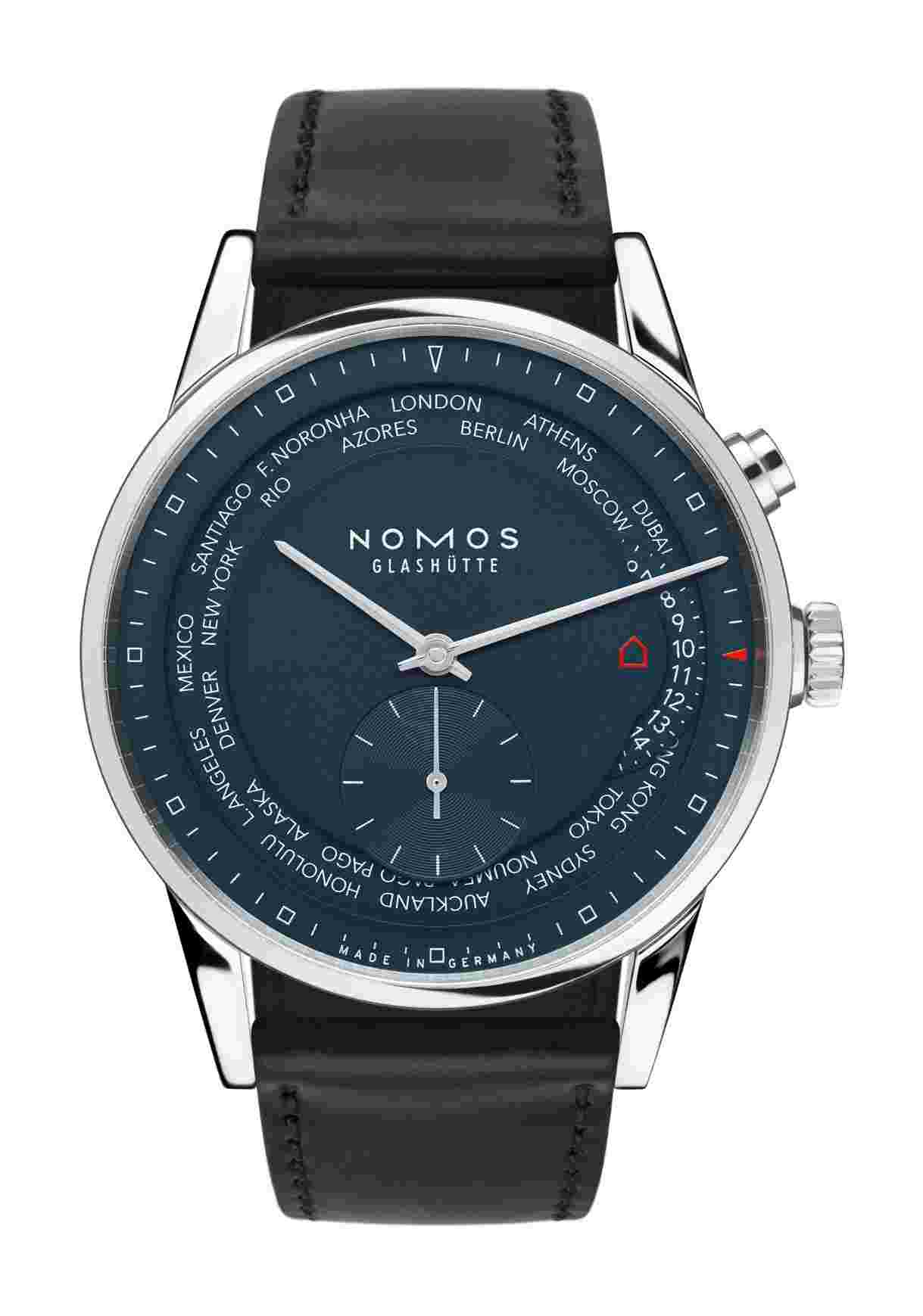Nomos Glashütte
Zürich world time midnight blue