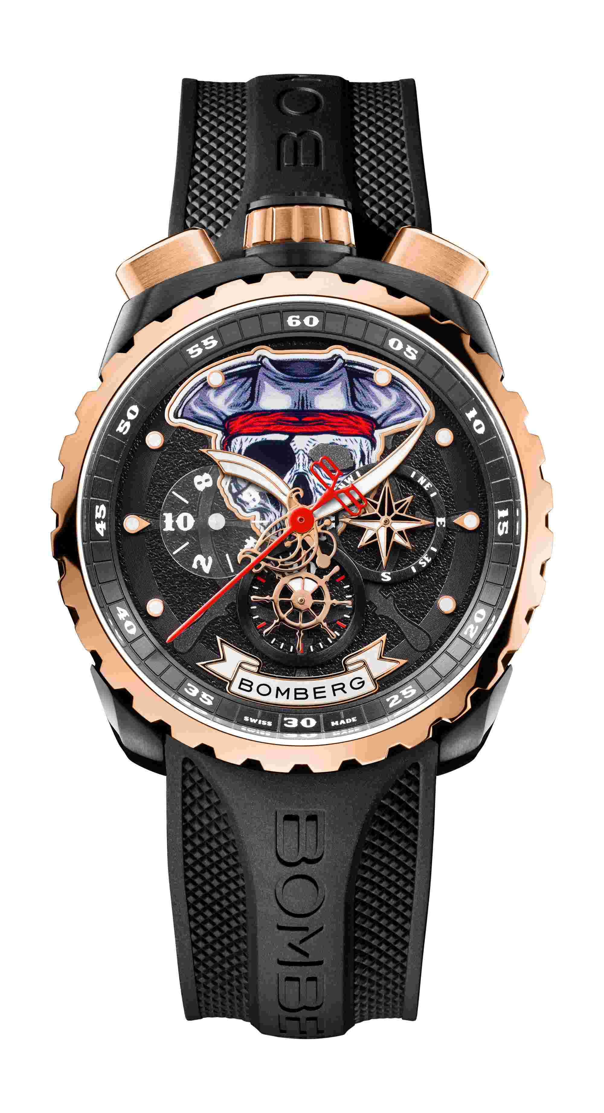 Bomberg
BOLT-68 PIRATE RED & BLACK SPECIAL EDITION