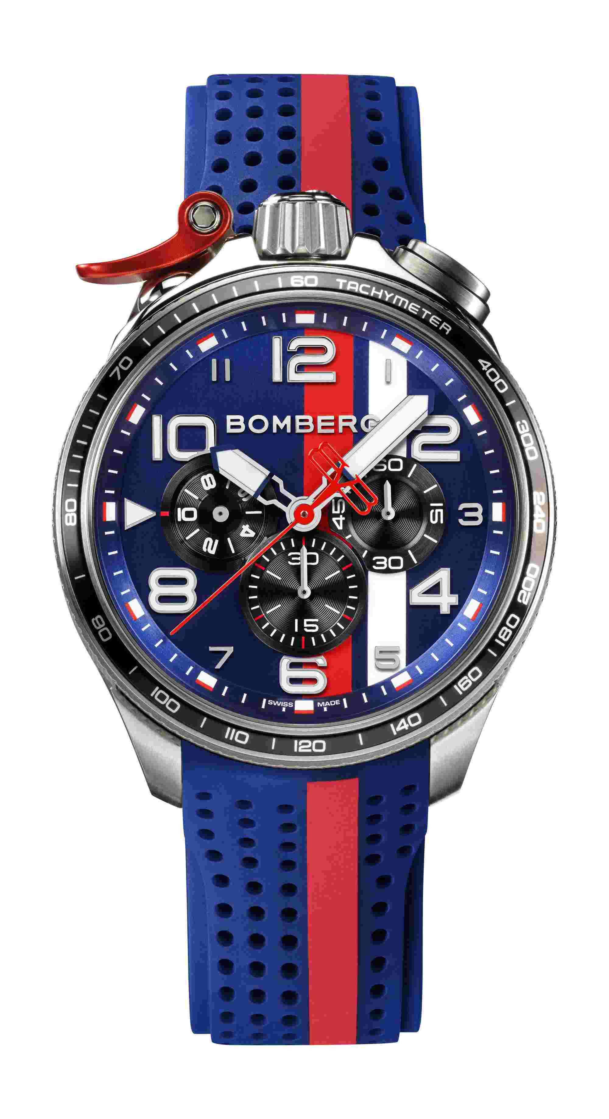 Bomberg
BOLT-68 Racing Red Stripe