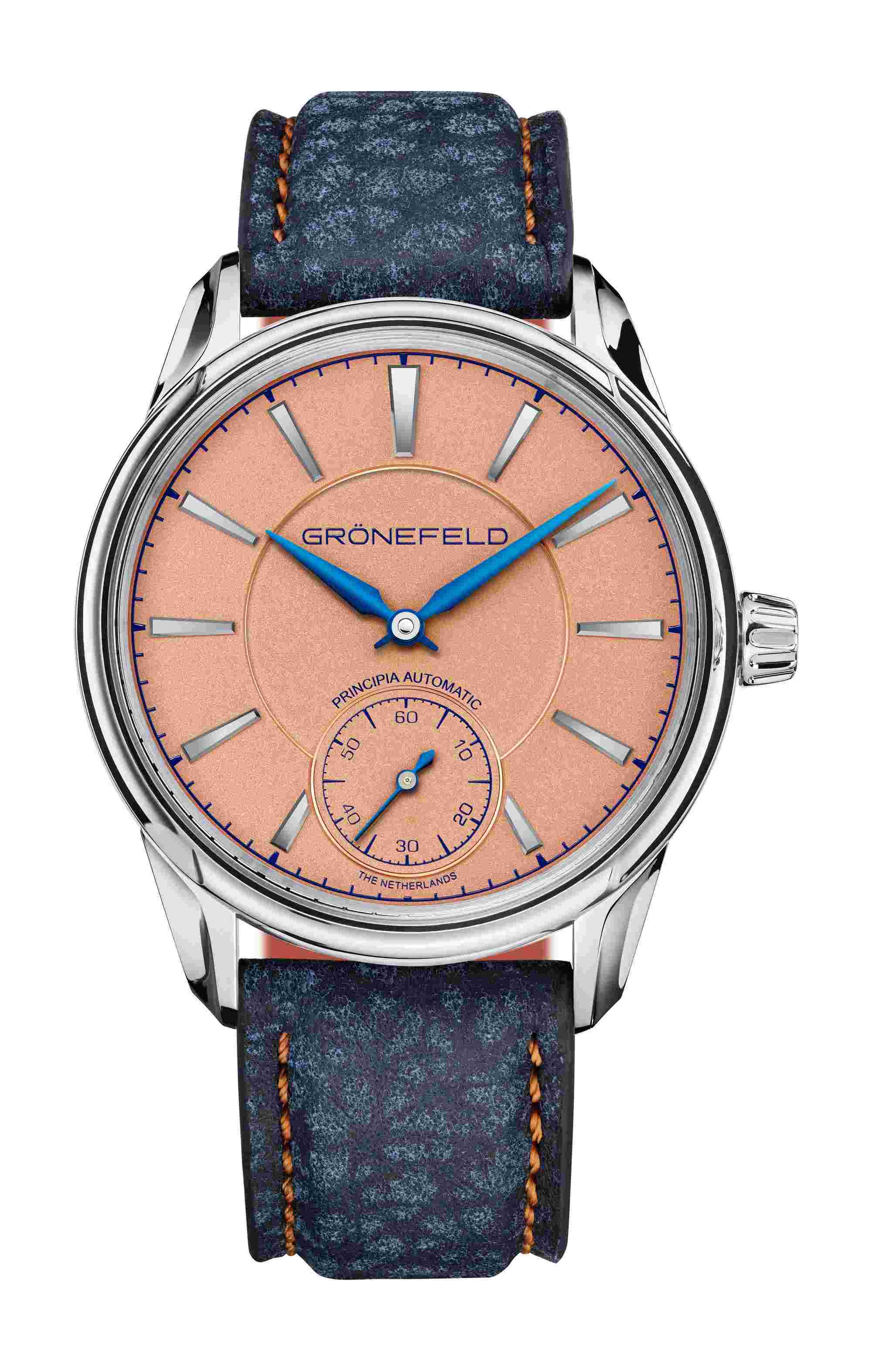 Grönefeld
1941 Principia Automatic Salmon Dial WG