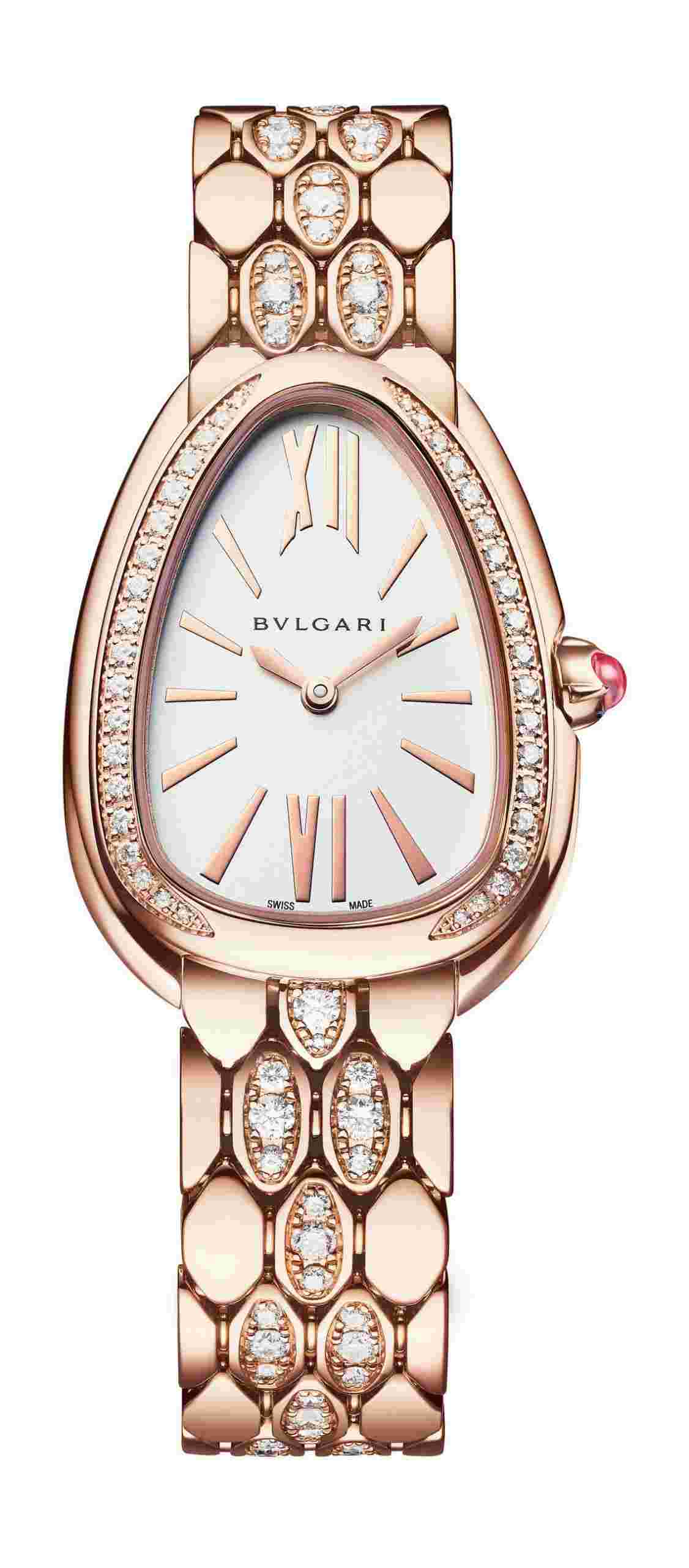 Bvlgari
Serpenti Seduttori Rose Gold Semi-Paved Bracelet