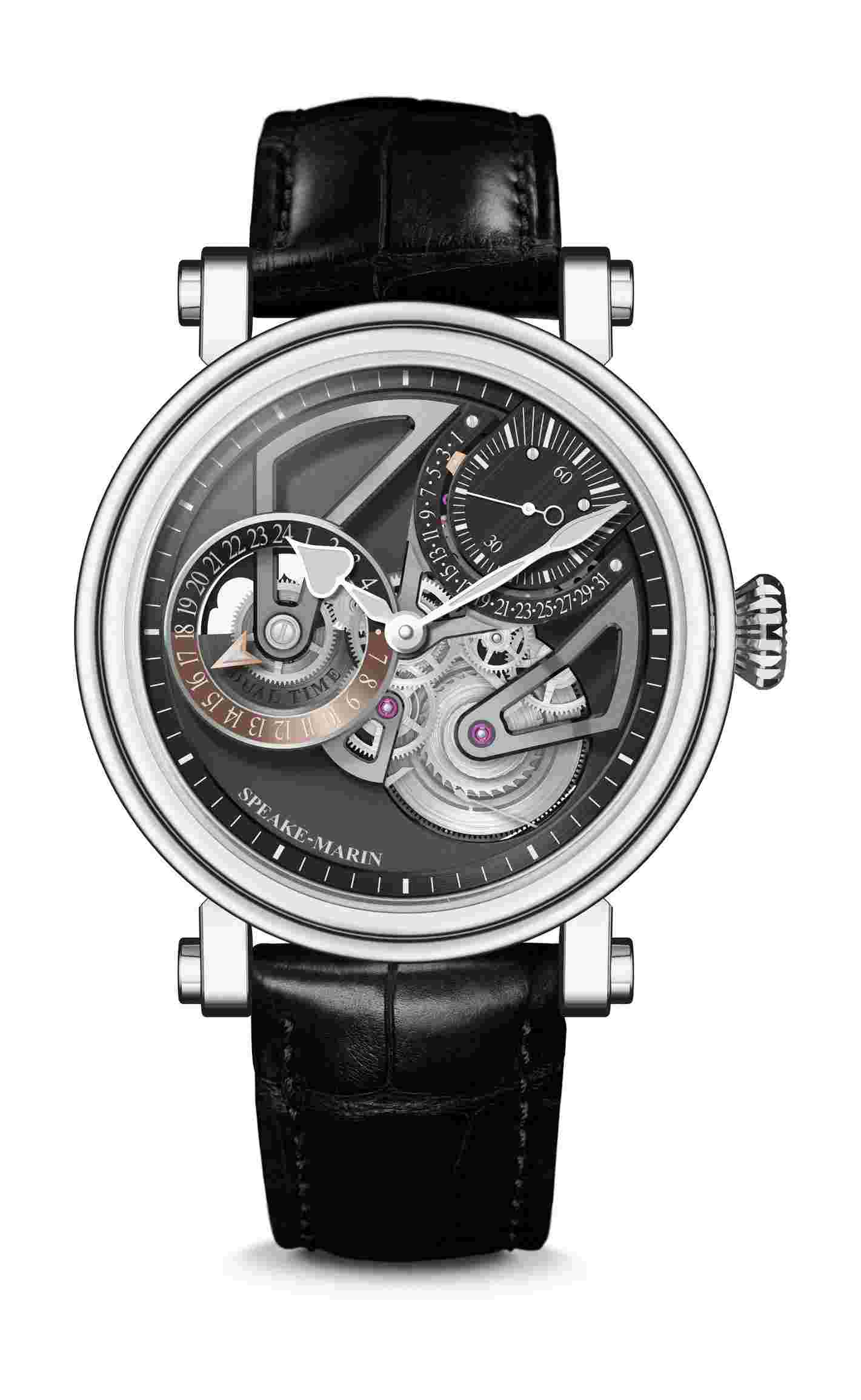 Speake-Marin
Openworked Dual Time Titanium